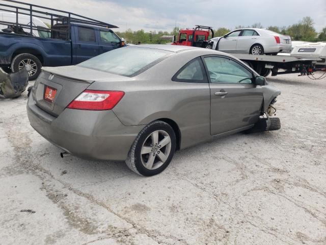 2HGFG12828H542076 - 2008 HONDA CIVIC EX SILVER photo 3