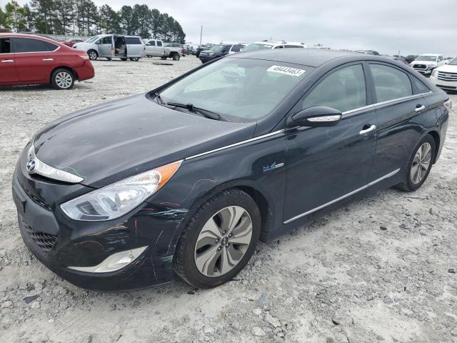 KMHEC4A49DA090007 - 2013 HYUNDAI SONATA HYBRID BLACK photo 1