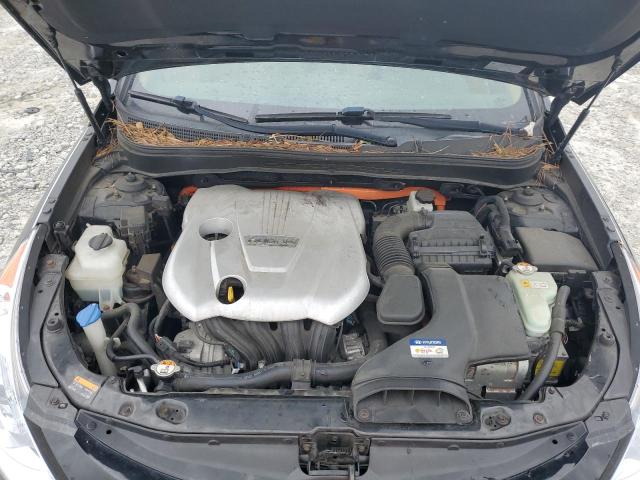 KMHEC4A49DA090007 - 2013 HYUNDAI SONATA HYBRID BLACK photo 11