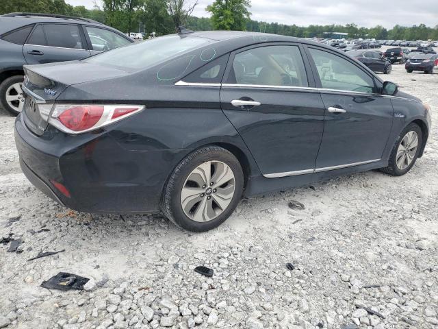 KMHEC4A49DA090007 - 2013 HYUNDAI SONATA HYBRID BLACK photo 3