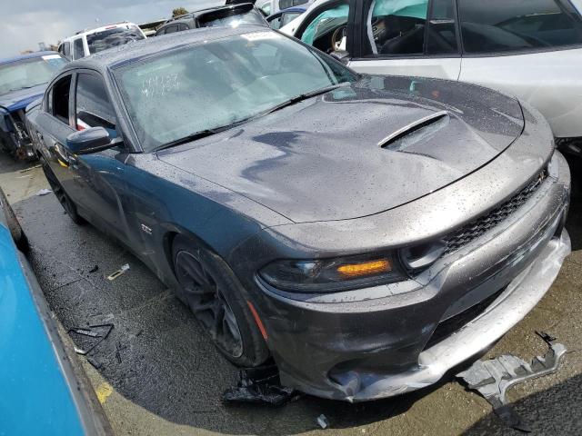 2C3CDXGJ3LH114653 - 2020 DODGE CHARGER SCAT PACK GRAY photo 4