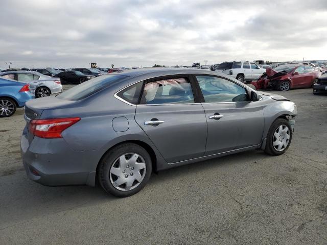 3N1AB7AP8HY334350 - 2017 NISSAN SENTRA S GRAY photo 3