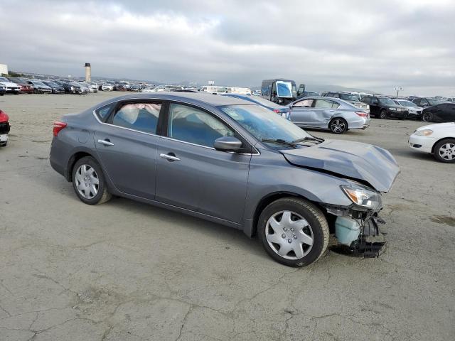 3N1AB7AP8HY334350 - 2017 NISSAN SENTRA S GRAY photo 4