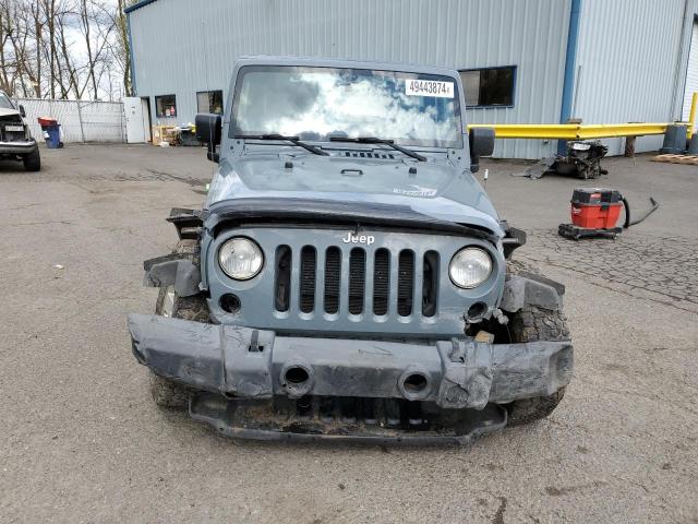 1C4AJWAG3EL240018 - 2014 JEEP WRANGLER SPORT GRAY photo 5