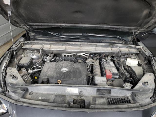 5TDGZRBH1MS544506 - 2021 TOYOTA HIGHLANDER XLE 灰色 照片 12