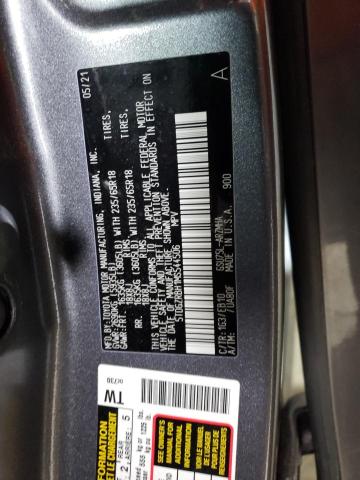 5TDGZRBH1MS544506 - 2021 TOYOTA HIGHLANDER XLE 灰色 照片 13