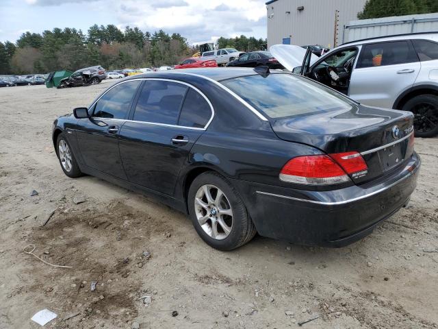 WBAHN83517DT75695 - 2007 BMW 750 BLACK photo 2