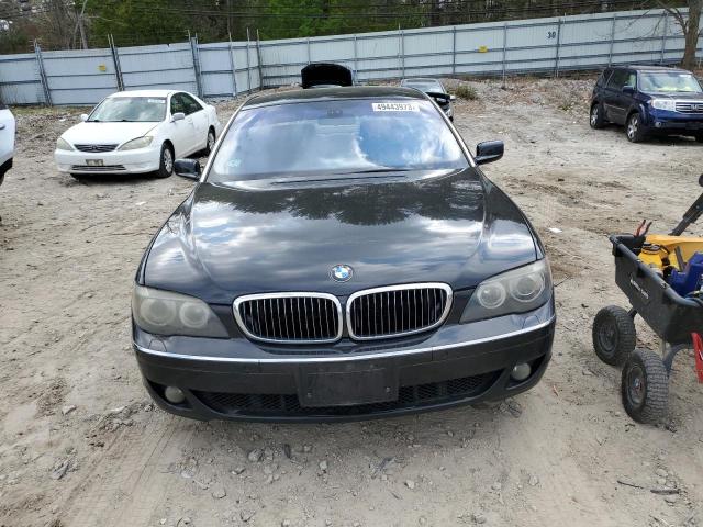 WBAHN83517DT75695 - 2007 BMW 750 BLACK photo 5