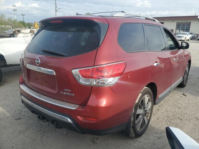 5N1AR2MM3EC727315 - 2014 NISSAN PATHFINDER S RED photo 3