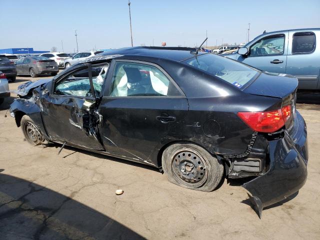 KNAFU4A21D5733895 - 2013 KIA FORTE EX BLACK photo 2