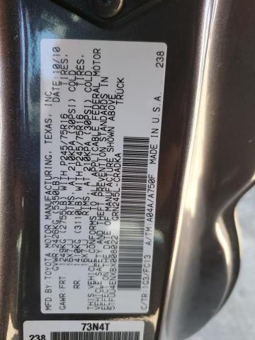 5TFUU4ENXBX008022 - 2011 TOYOTA TACOMA ACCESS CAB Boz foto 13