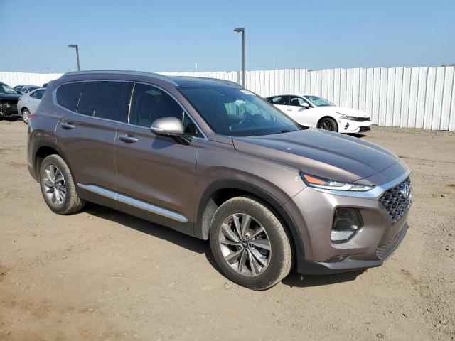 5NMS33AD9LH255365 - 2020 HYUNDAI SANTA FE SEL BROWN photo 4