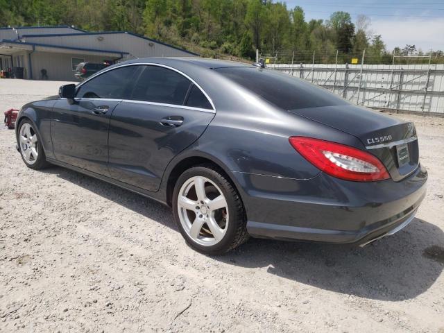 WDDLJ9BB9EA109187 - 2014 MERCEDES-BENZ CLS 550 4MATIC GRAY photo 2