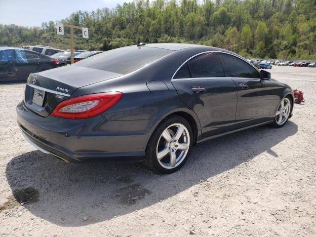 WDDLJ9BB9EA109187 - 2014 MERCEDES-BENZ CLS 550 4MATIC GRAY photo 3