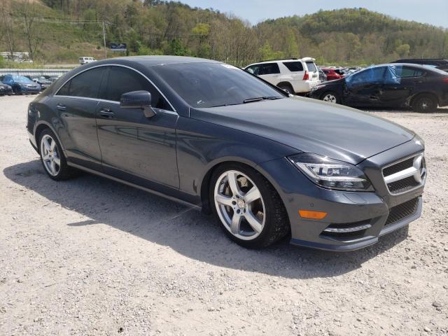 WDDLJ9BB9EA109187 - 2014 MERCEDES-BENZ CLS 550 4MATIC GRAY photo 4