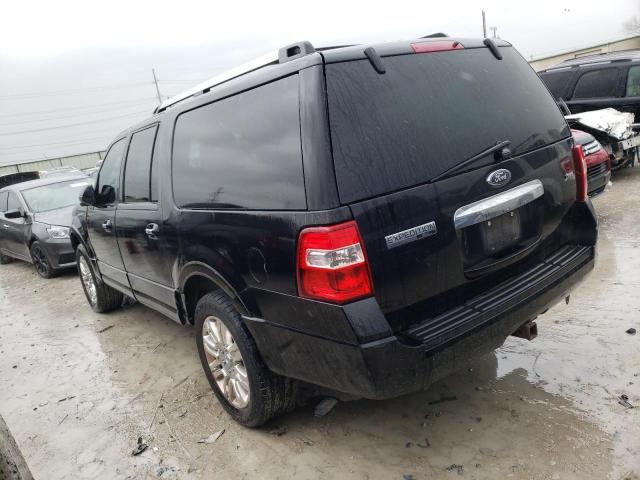 1FMJK1K58CEF62728 - 2012 FORD EXPEDITION EL LIMITED BLACK photo 2