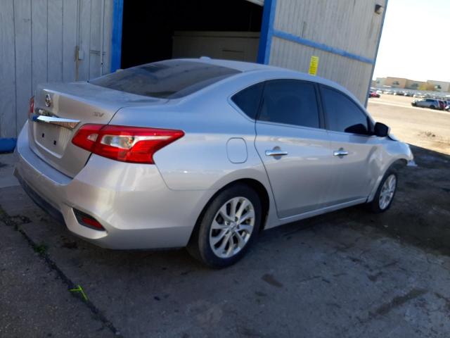 3N1AB7AP0KY383453 - 2019 NISSAN SENTRA S SILVER photo 3