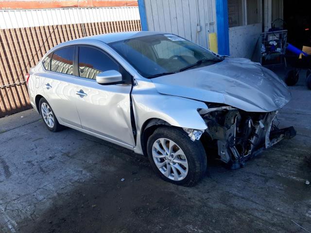 3N1AB7AP0KY383453 - 2019 NISSAN SENTRA S SILVER photo 4