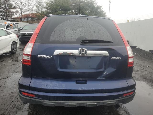 JHLRE4H79AC015116 - 2010 HONDA CR-V EXL BLUE photo 6