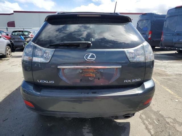 JTJHA31U840062381 - 2004 LEXUS RX 330 CHARCOAL photo 6