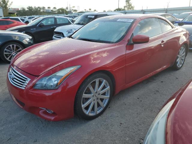 JN1CV6FE9DM772485 - 2013 INFINITI G37 SPORT RED photo 1