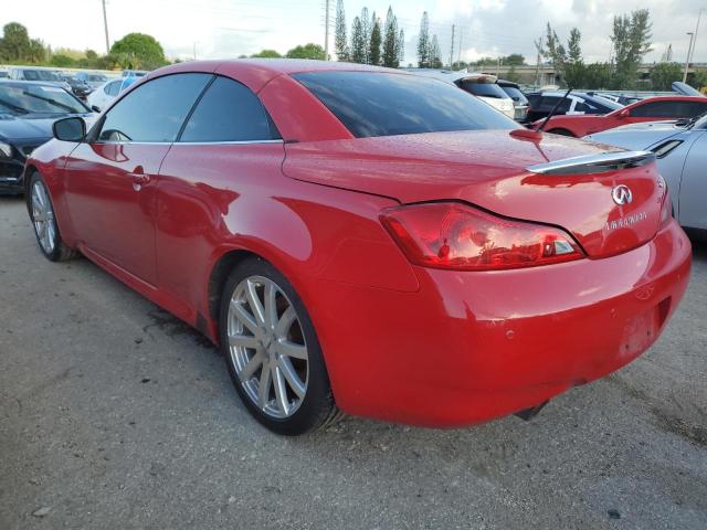 JN1CV6FE9DM772485 - 2013 INFINITI G37 SPORT RED photo 2