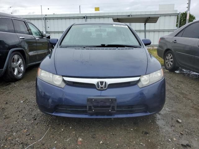 JHMFA16517S005205 - 2007 HONDA CIVIC LX BLUE photo 5