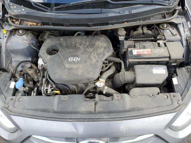 KMHCT4AE1GU067856 - 2016 HYUNDAI ACCENT SE SILVER photo 11