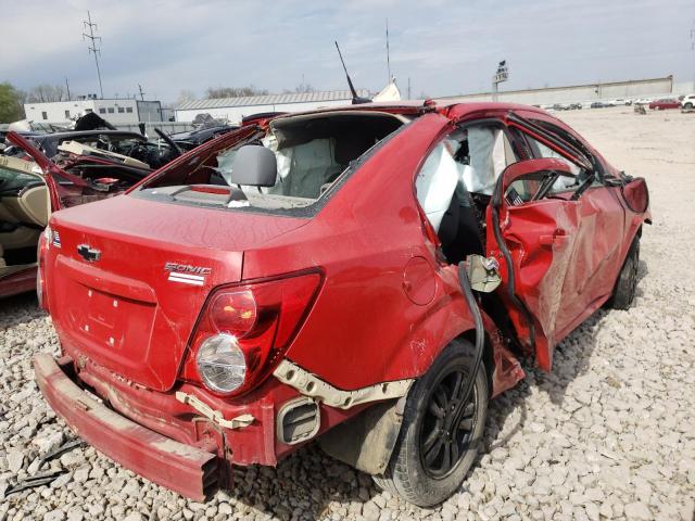1G1JA5SH5C4130377 - 2012 CHEVROLET SONIC LS RED photo 3