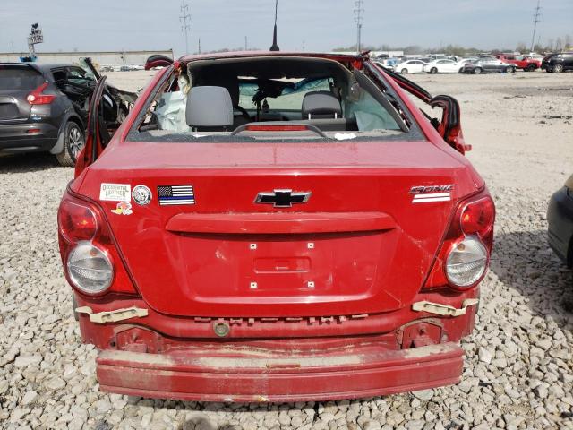 1G1JA5SH5C4130377 - 2012 CHEVROLET SONIC LS RED photo 6