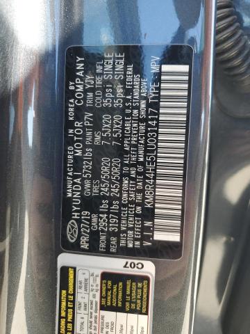 KM8R44HE5LU031417 - 2020 HYUNDAI PALISADE SEL CHARCOAL photo 13