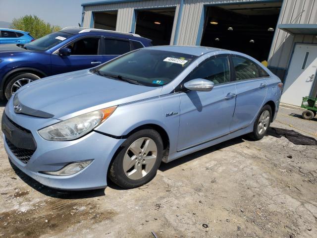 KMHEC4A46BA003645 - 2011 HYUNDAI SONATA HYBRID BLUE photo 1