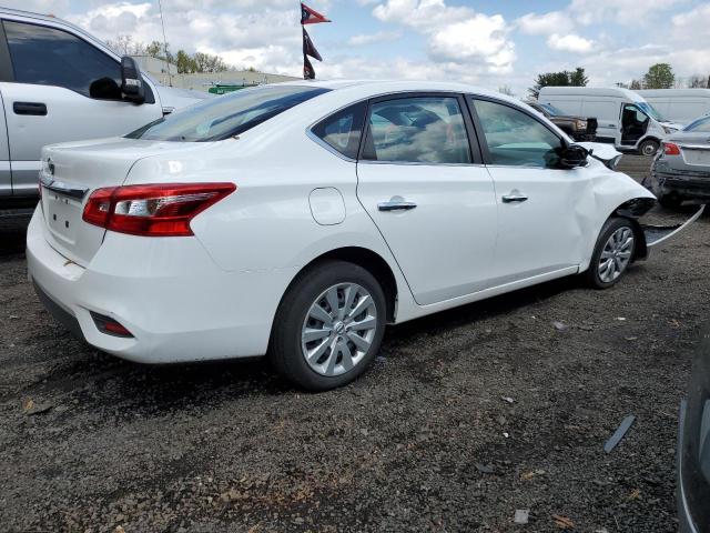 3N1AB7AP3KY401637 - 2019 NISSAN SENTRA S WHITE photo 3