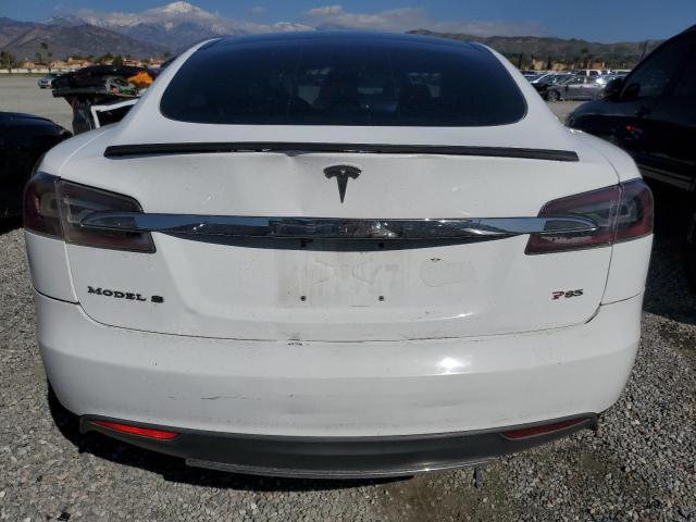 5YJSA1DP9DFP07057 - 2013 TESLA MODEL S WHITE photo 6