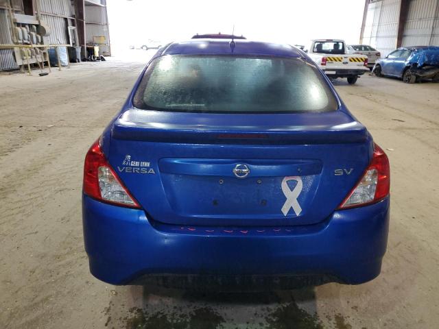 3N1CN7AP0HL806702 - 2017 NISSAN VERSA S BLUE photo 6