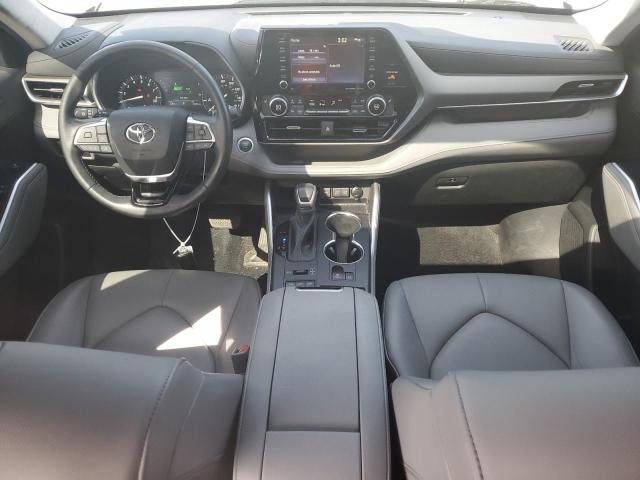 5TDGZRBH7LS049239 - 2020 TOYOTA HIGHLANDER XLE BLUE photo 8