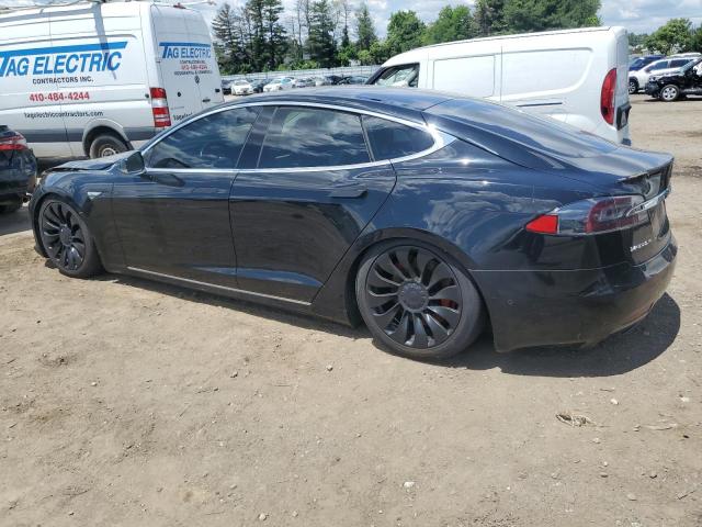 5YJSA1E20GF153494 - 2016 TESLA MODEL S 黑色 照片 2