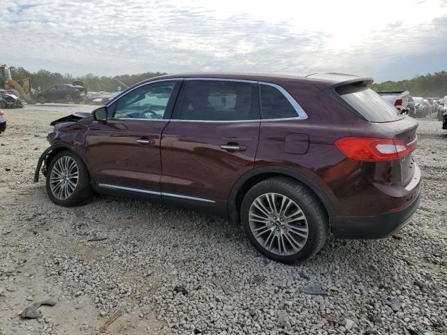 2LMPJ8LR7JBL25281 - 2018 LINCOLN MKX RESERVE Շագանակագույն լուսանկար 2