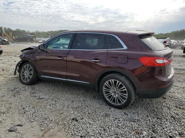 2LMPJ8LR7JBL25281 - 2018 LINCOLN MKX RESERVE MAROON photo 2