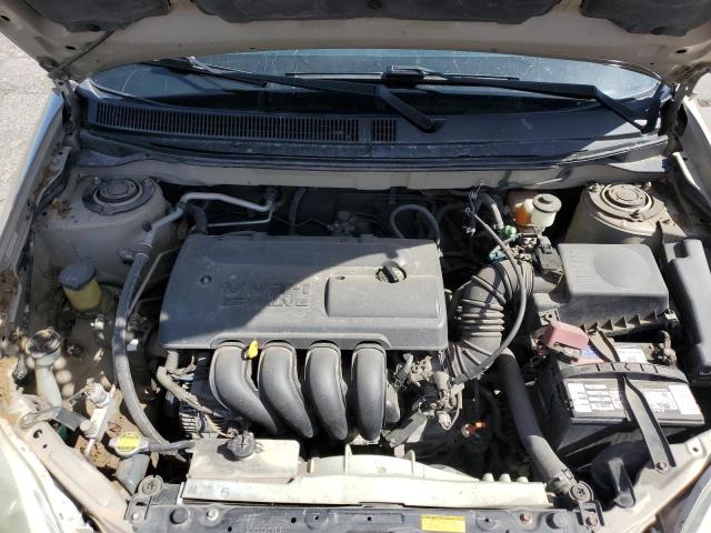 2T1KR32E23C051339 - 2003 TOYOTA COROLLA MA XR GOLD photo 11