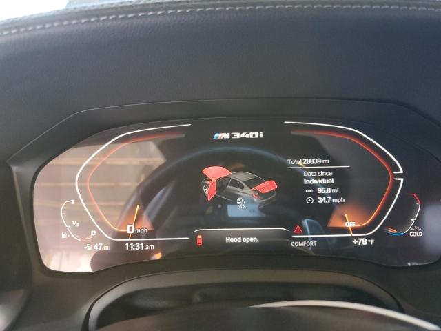 3MW5U9J04M8C06301 - 2021 BMW M340XI BLACK photo 9