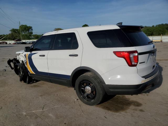 1FM5K8AR2JGA83110 - 2018 FORD EXPLORER POLICE INTERCEPTOR WHITE photo 2