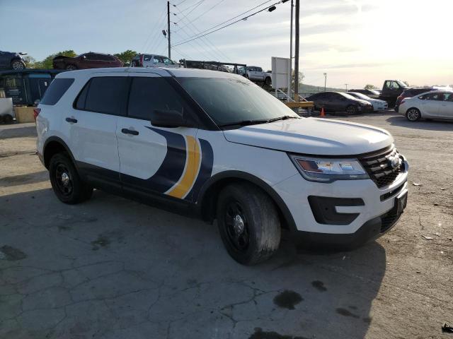 1FM5K8AR2JGA83110 - 2018 FORD EXPLORER POLICE INTERCEPTOR WHITE photo 4