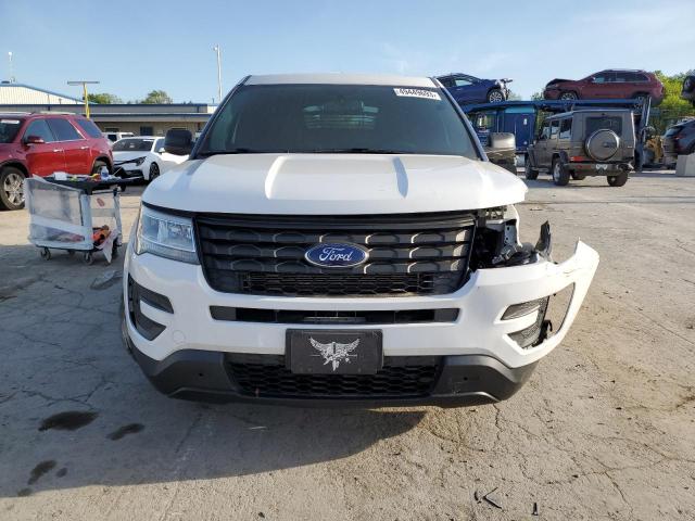 1FM5K8AR2JGA83110 - 2018 FORD EXPLORER POLICE INTERCEPTOR WHITE photo 5