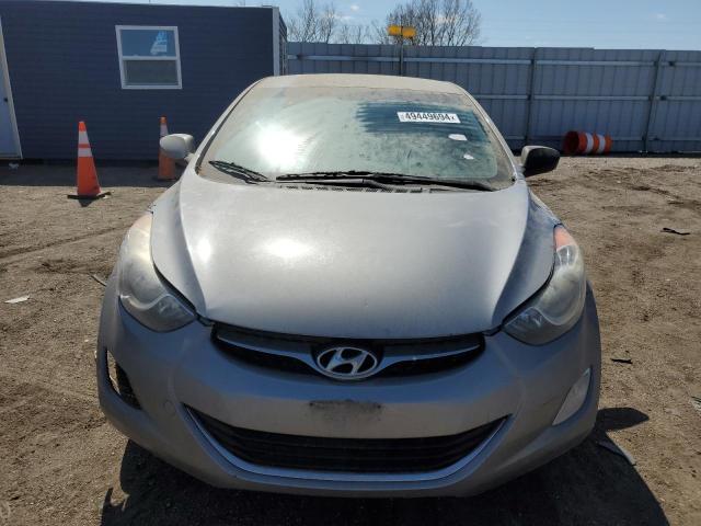 KMHDH4AE9DU516654 - 2013 HYUNDAI ELANTRA GLS GRAY photo 5