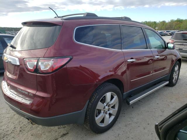 1GNKVJKD6FJ180174 - 2015 CHEVROLET TRAVERSE LTZ RED photo 3