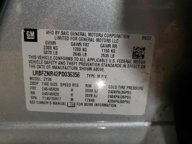 LRBFZNR42PD036356 - 2023 BUICK ENVISION ESSENCE Boz foto 13
