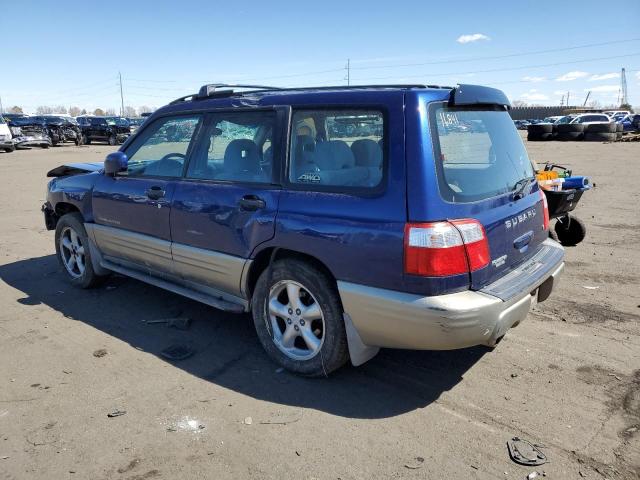 JF1SF65561H724346 - 2001 SUBARU FORESTER S BLUE photo 2