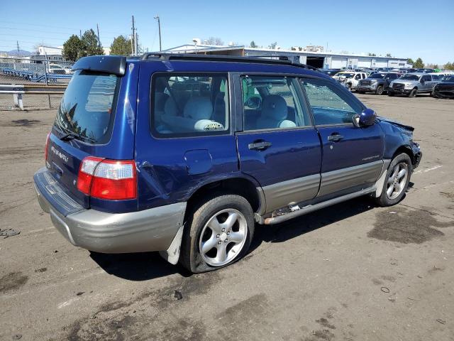 JF1SF65561H724346 - 2001 SUBARU FORESTER S BLUE photo 3