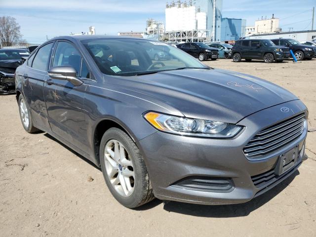 3FA6P0HR4DR338957 - 2013 FORD FUSION SE GRAY photo 4